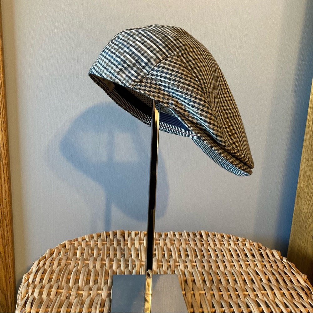 Alfonso D’Este Checkered Flat Cap